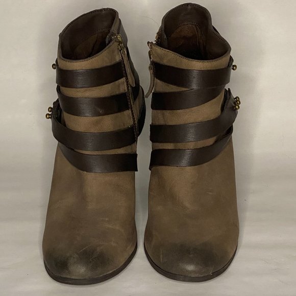 Brown multi-strap booties - Picture 2 of 4